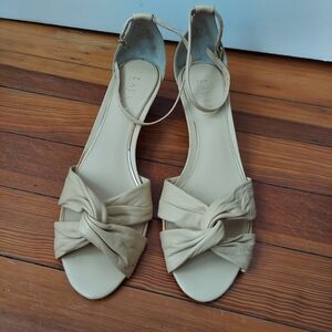 Ralph Lauren Nude Knotted Sandals